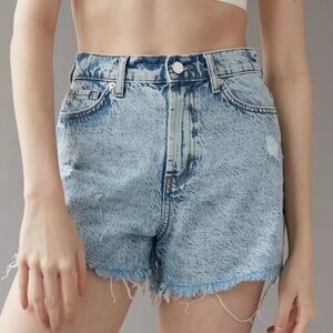 BDG A-Line Denim Blue Women's Shorts